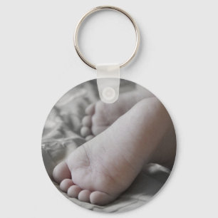 Baby Feet Key Ring