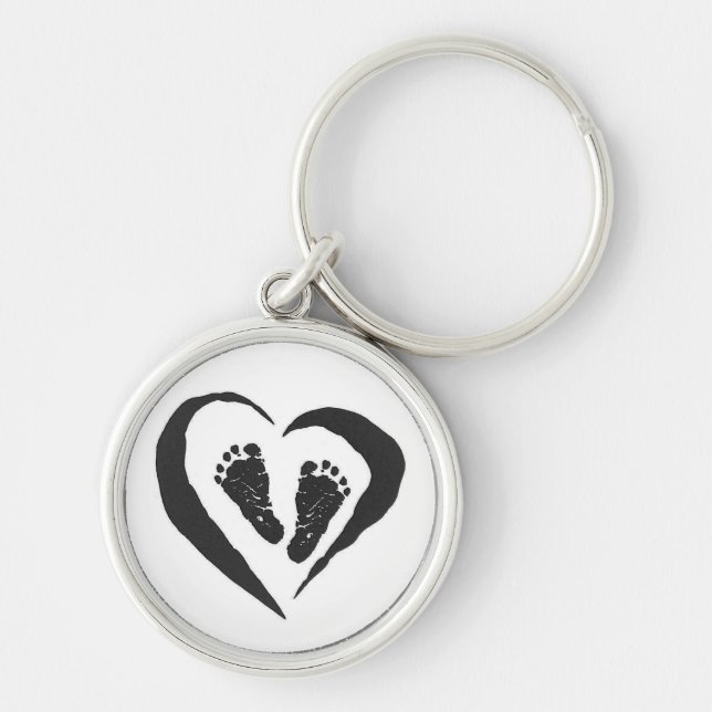 Baby Feet Keychain (Front)