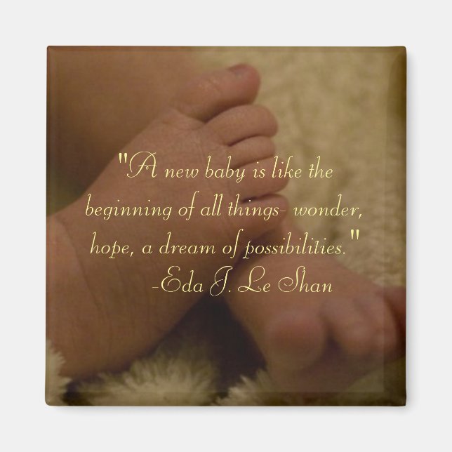 baby feet magnet (Front)