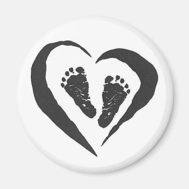 Baby feet Magney Magnet (Front)