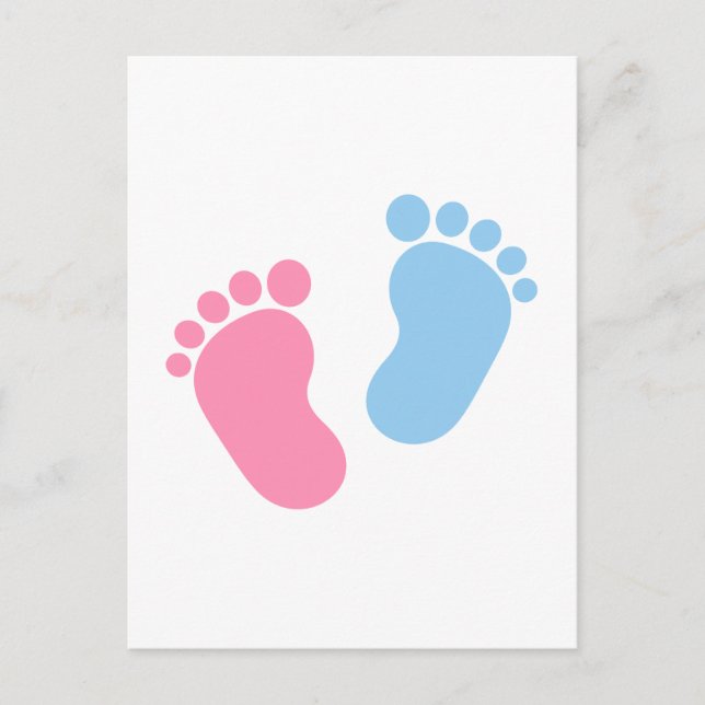 Baby feet postcard (Front)