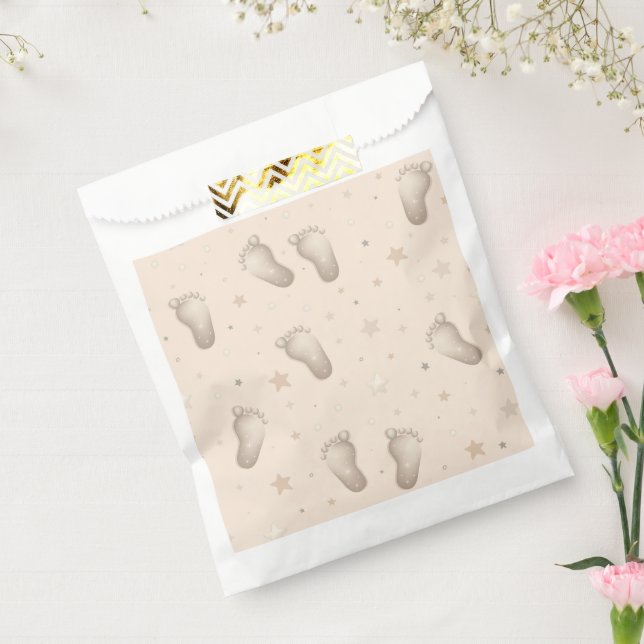 Baby Feet Shower Favour Bag (Sealed)