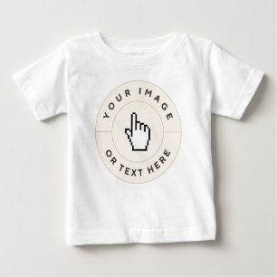  Baby Fine Jersey T-Shirt- Custom (add image/text) Baby T-Shirt