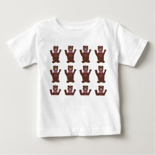 Baby Fine Jersey T-Shirt, White Bears T-Shirt