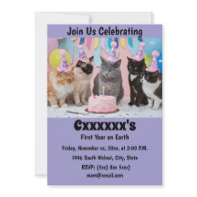 Baby First Birthday Invitation