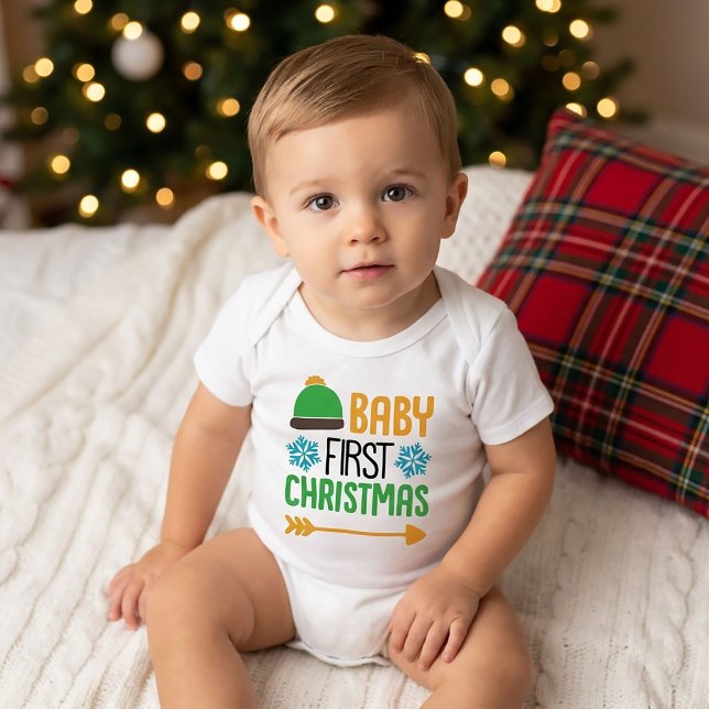 Baby First Christmas Bodysuit (Creator Uploaded)