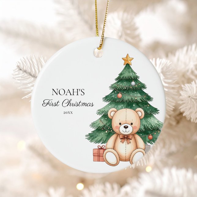 Baby First Christmas Ceramic Ornament (Creator Uploaded)