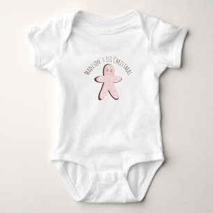 Baby First Christmas Gingerbread Holiday Festive Bodysuit