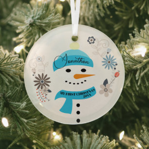 Baby First Christmas Ornament - Personalised Gift