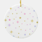Baby First Christmas Ornament Unicorn Ornament (Back)