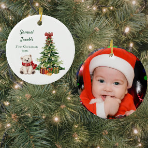 Baby First Christmas Photo Ornament