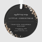 Baby First Christmas Winter Snowflakes Photo Birth