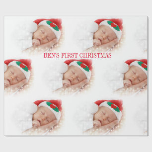 BABY FIRST CHRISTMAS WRAPPING PAPER