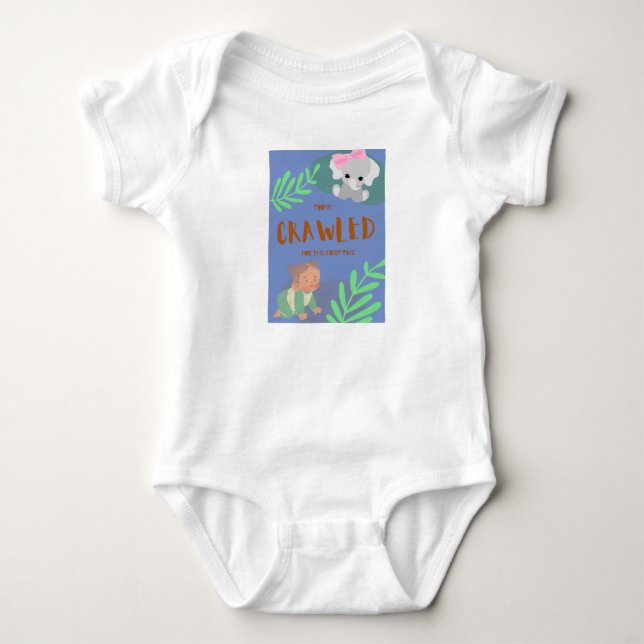 Baby first day  bodysuit (Front)