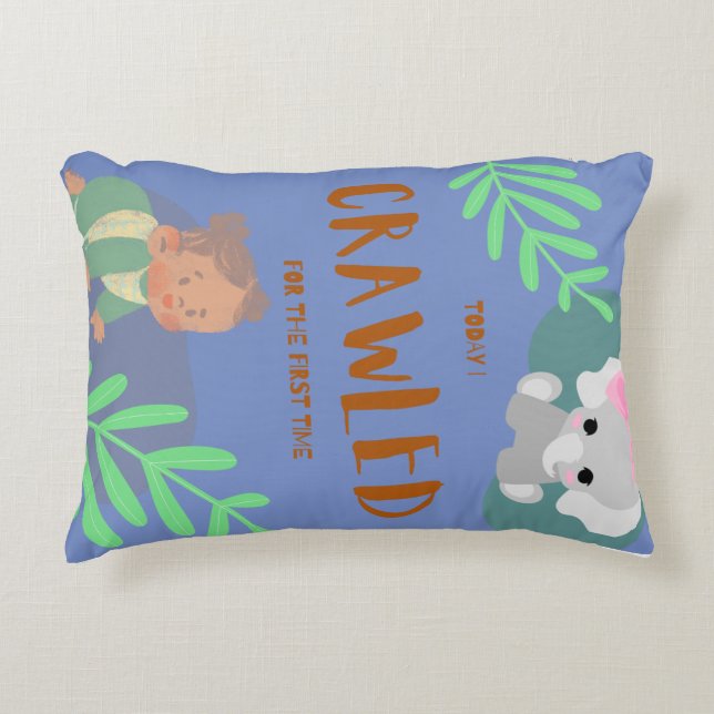 Baby first day  decorative cushion (Front)