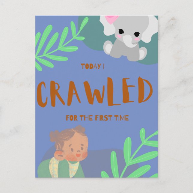 Baby first day  postcard (Front)