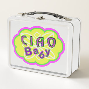 Baby First Football Season Metal Lunch Box