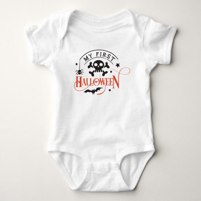 Baby First Halloween  Bodysuit (Front)