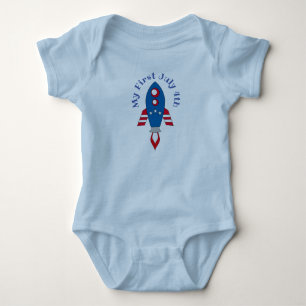 Baby First July 4th One Piece Bodysuit