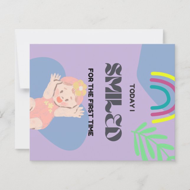 Baby first smile  (Front)