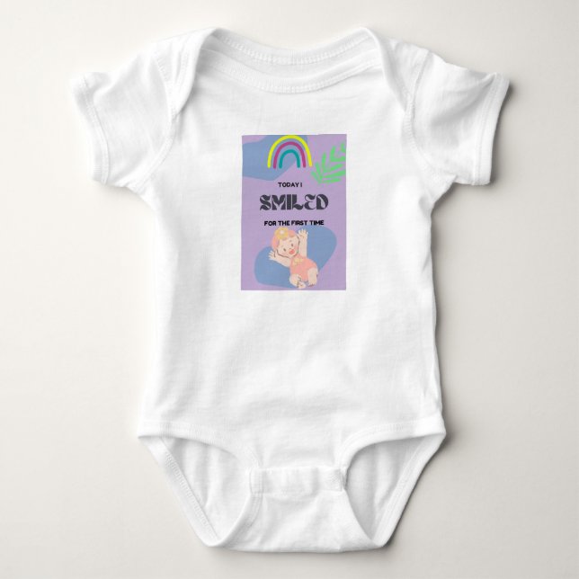Baby first smile  bodysuit (Front)