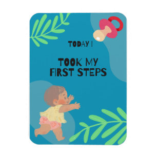 Baby first step magnet