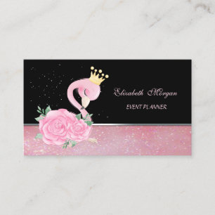 Baby Flamingo Event Planner Business Card