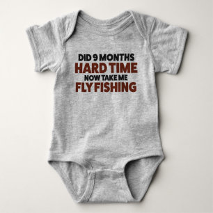Baby Fly Fishing Jersey Bodysuit Shirt