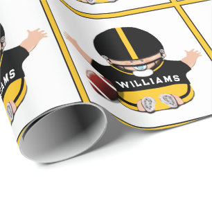 Baby Football Personalised Gift Wrapping Paper