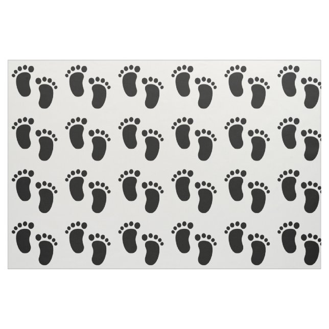 Baby Footprint Fabric (Fat Quarter)
