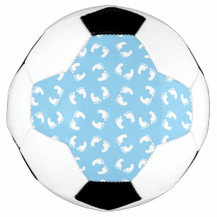 Baby Footprints, Babies Foot, Footsteps, Blue, Boy Soccer Ball