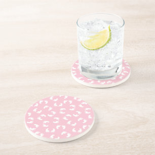 Baby Footprints, Babies Foot, Footsteps, Pink Girl Coaster