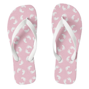 Baby Footprints, Babies Foot, Footsteps, Pink Girl Thongs