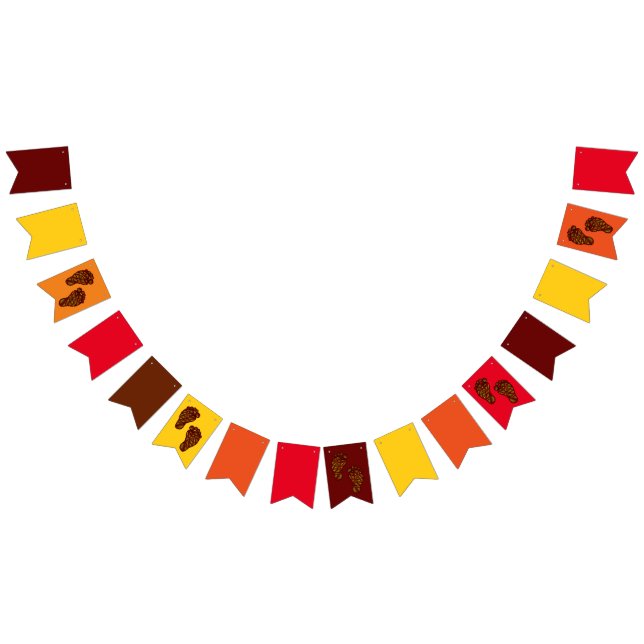 Baby Footprints Bunting (All)