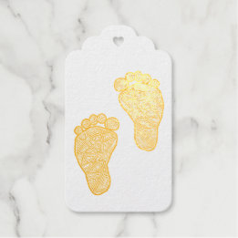 Baby Footprints Gift Tags