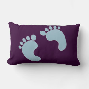 Baby Footprints Lumbar Cushion