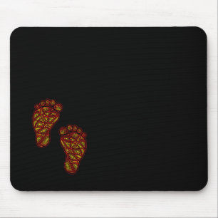 Baby Footprints Mouse Pad