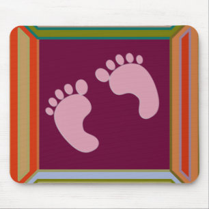 Baby Footprints Mouse Pad