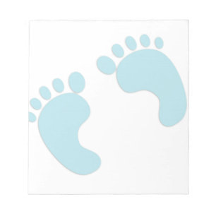 Baby Footprints Notepad