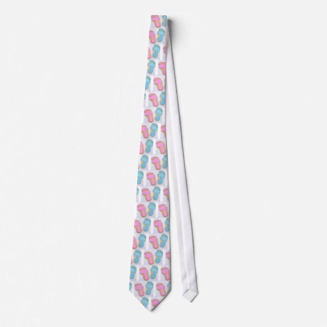 BABY FOOTPRINTS TIE (Front)