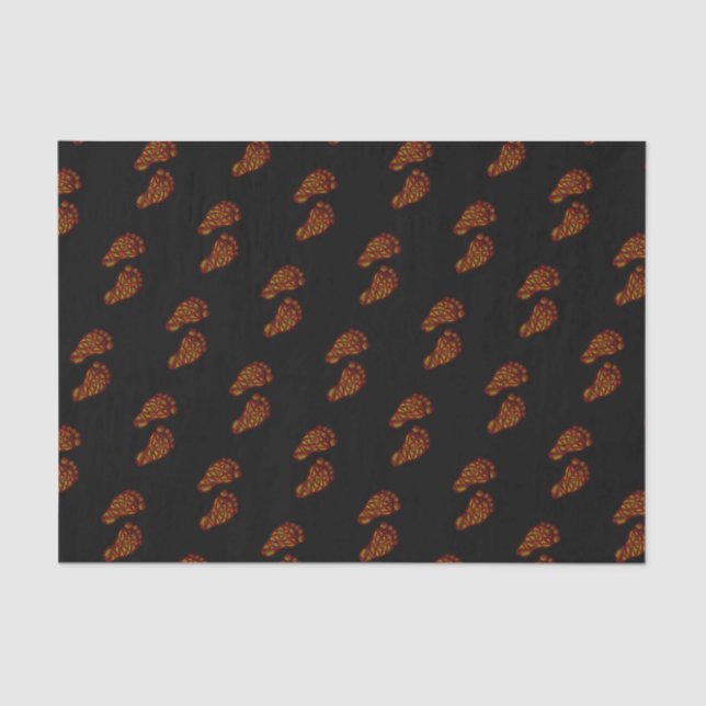 Baby Footprints Tissue Paper (Front)