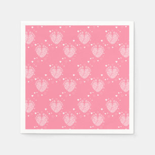 Baby footsteps napkin