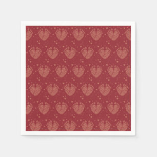 Baby footsteps napkin