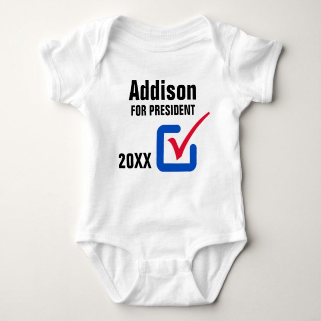Baby for President Baby Bodysuit (Front)