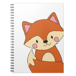 Baby Fox Drawing Cute Fox Art Baby Fox Design Notebook