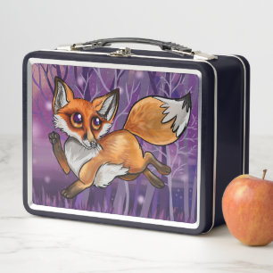 Baby Fox Metal Lunch Box