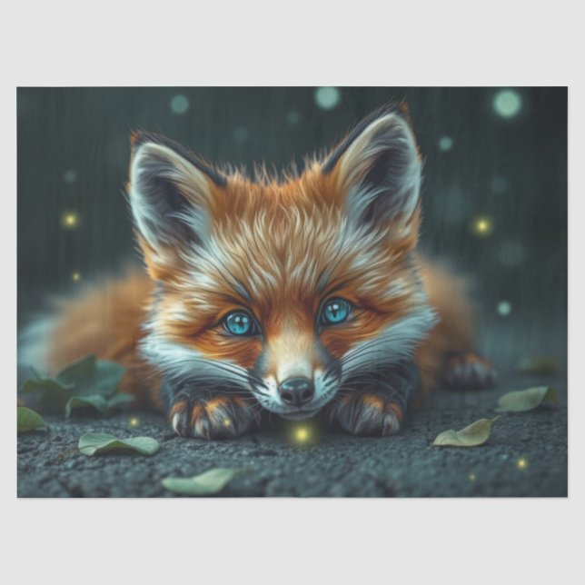 baby fox tissue paper (Front)
