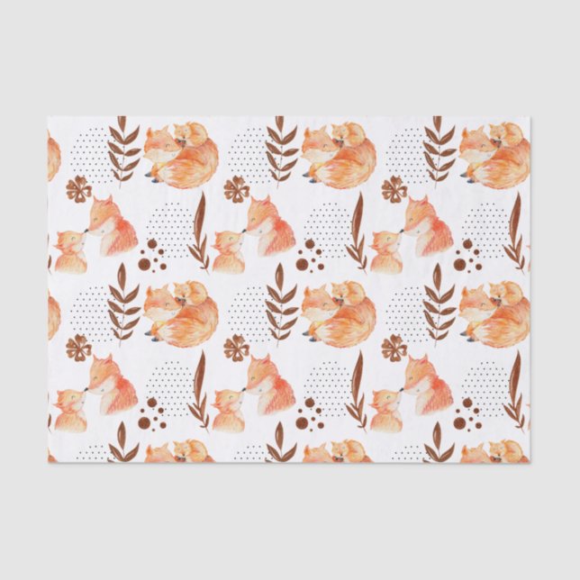Baby Fox Tissue Paper (Front)