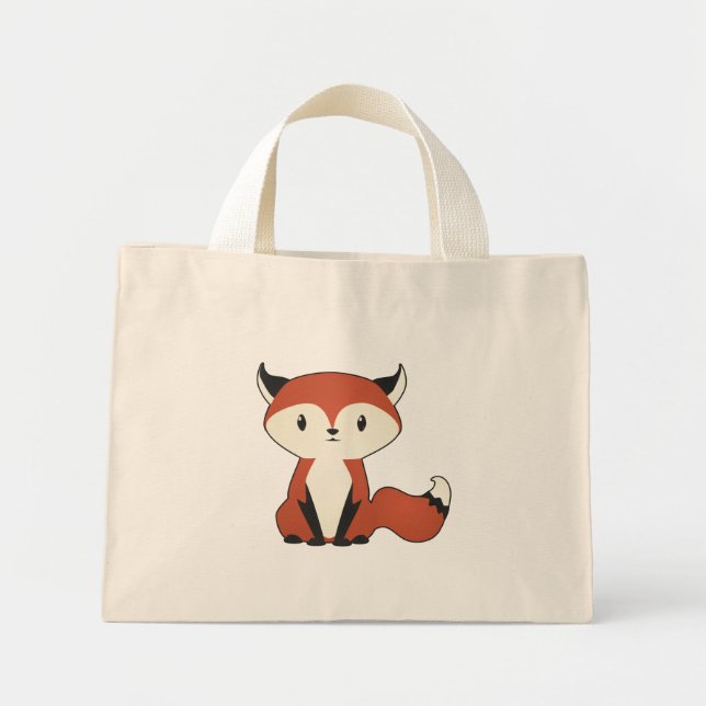 Baby Fox Tote Bag (Front)
