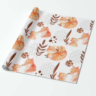 Baby Fox Wrapping Paper